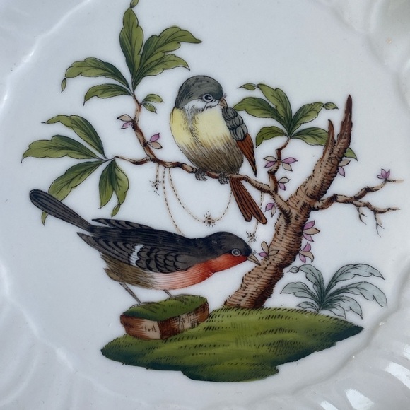 Herend Rothschild Vintage Bird pattern #7752/RO with "old mark” - Picture 9 of 13